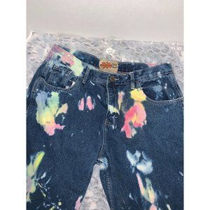 Field N' Forest Women’s Size 12T BLUE/unicorn camo Fleece Lined painter Jeans